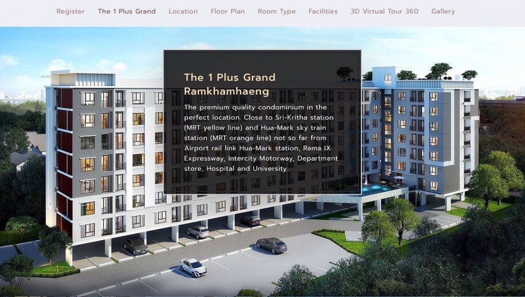 ขายดาวน์เท่าทุน-the-one-plus-grand-ramkhamhaeng-เดอะวันพลัส-แกรนด์-รามคำแหง-ใกล้-mrt-2-สาย