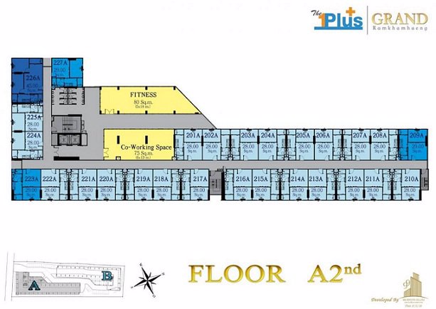 ขายดาวน์ถูก-คอนโด-เดอะวันพลัส-แกรนด์-รามคำแหง-ใกล้-mrt-2-สาย