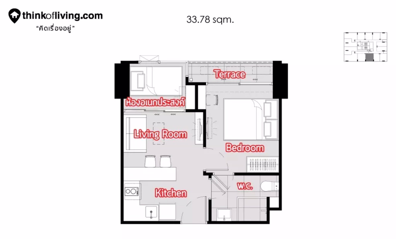 ขายดาวน์-คอนโด-modiz-collection-bangpho-โมดิซ-คอลเลคชั่น-บางโพ-1-bed-plus-ชั้น-9-เจ้าของขายเอง-