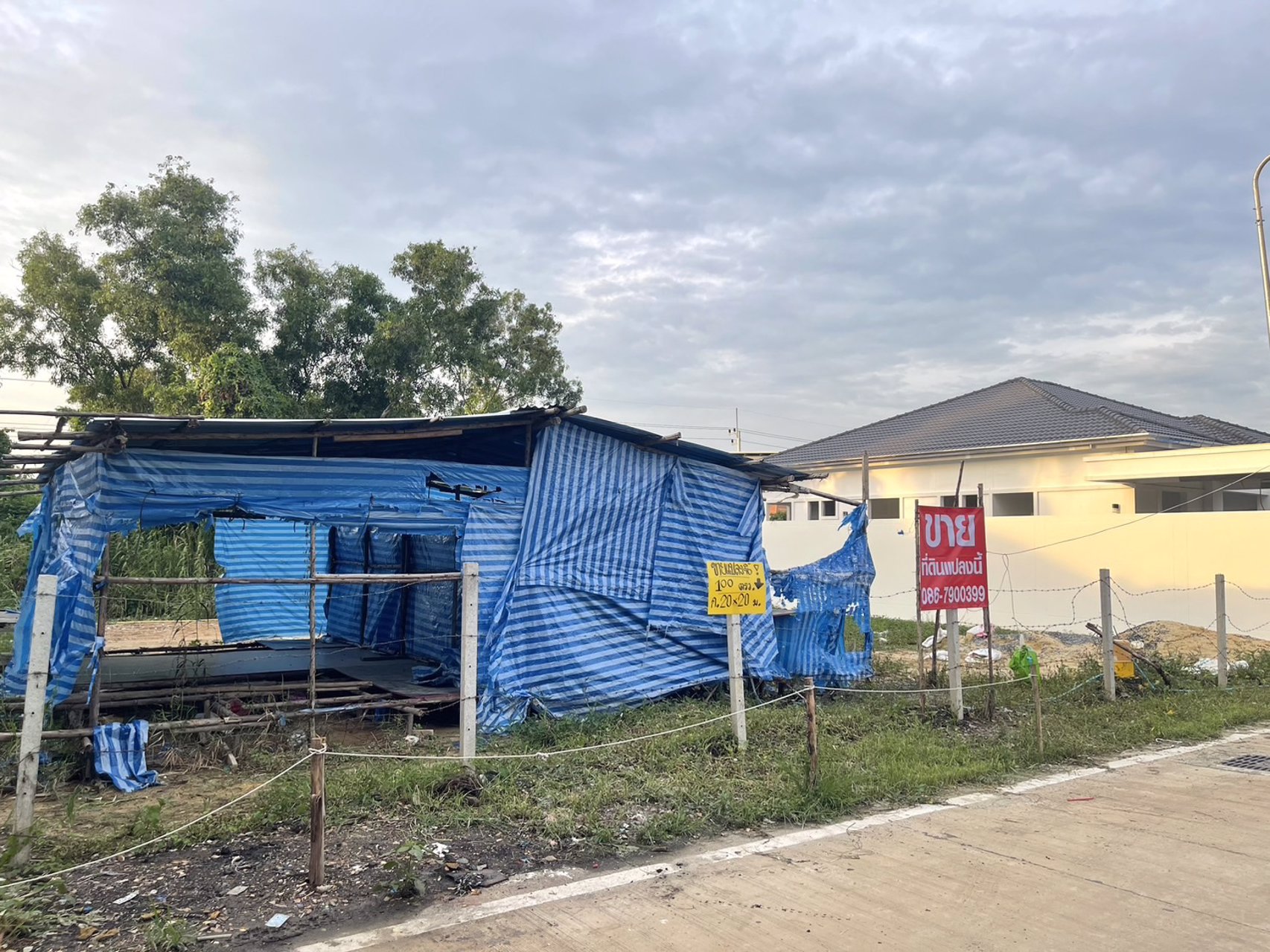 ขายที่ดิน-100ตรว-ซอยบงกช71