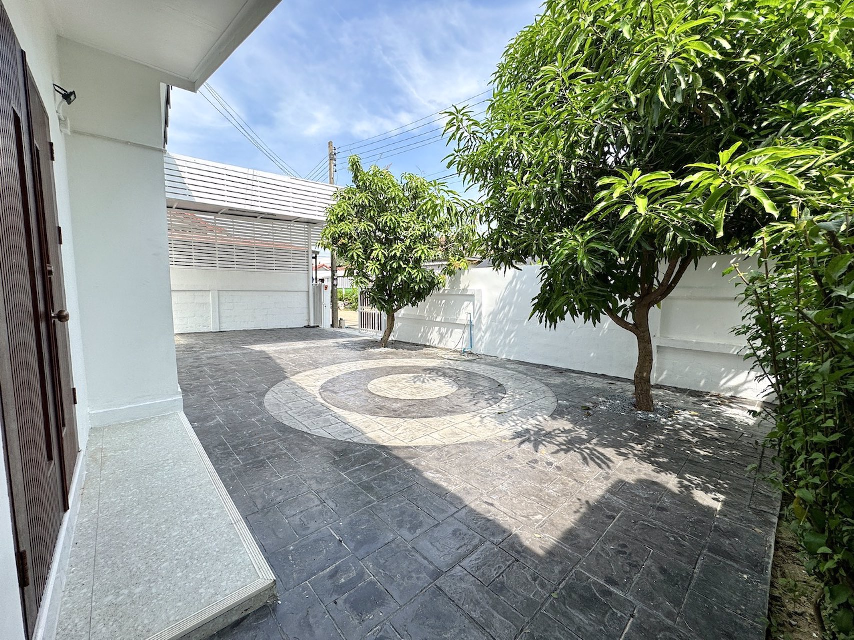 ขายบ้านเดี่ยว1ชั้น-หมู่บ้านสองฝั่งคลอง-สไตล์มินิมอล-บ้านสวน