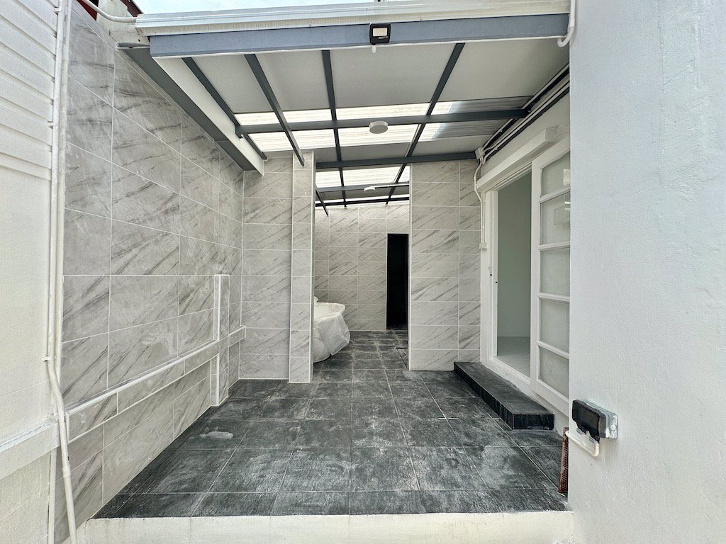 ขายบ้านเดี่ยว1ชั้น-หมู่บ้านสองฝั่งคลอง-สไตล์มินิมอล-บ้านสวน