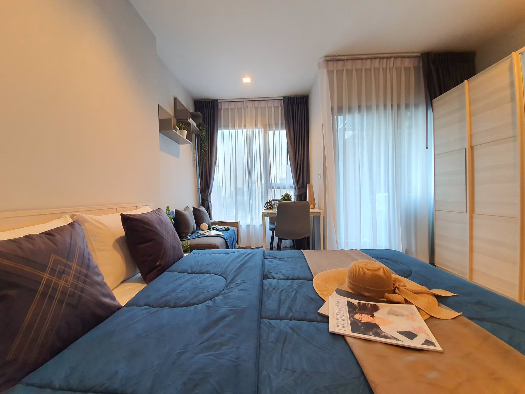 ให้เช่า-คอนโด-ไลฟ์-อโศก-พระราม-9-life-asoke-rama-9-เเบบห้องสตูดิโอ-1-ห้องน้ำ-ครัวปิด-ชั้น33