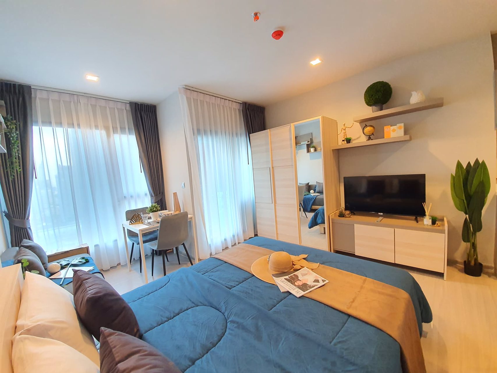 ให้เช่า-คอนโด-ไลฟ์-อโศก-พระราม-9-life-asoke-rama-9-เเบบห้องสตูดิโอ-1-ห้องน้ำ-ครัวปิด-ชั้น33