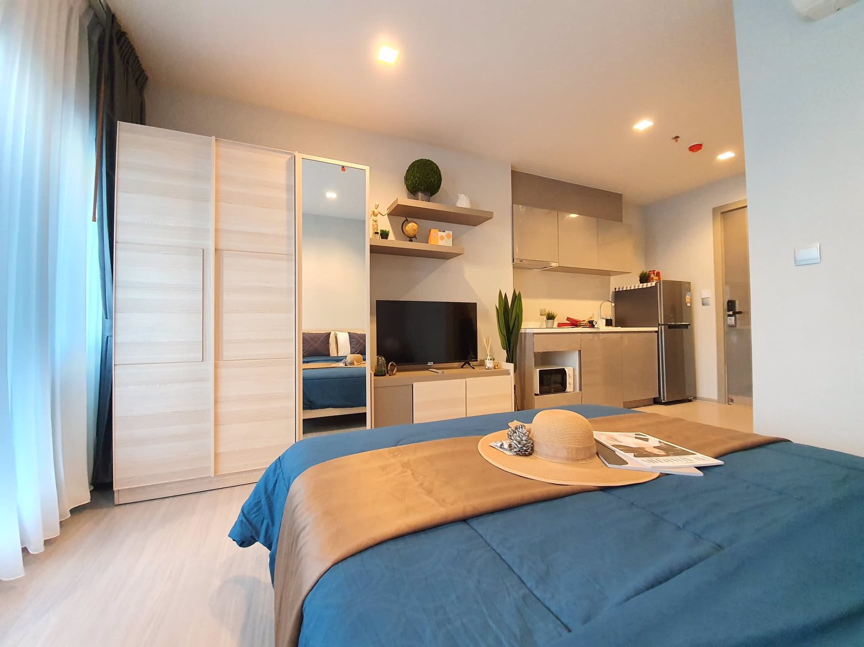 ให้เช่า-คอนโด-ไลฟ์-อโศก-พระราม-9-life-asoke-rama-9-เเบบห้องสตูดิโอ-1-ห้องน้ำ-ครัวปิด-ชั้น33