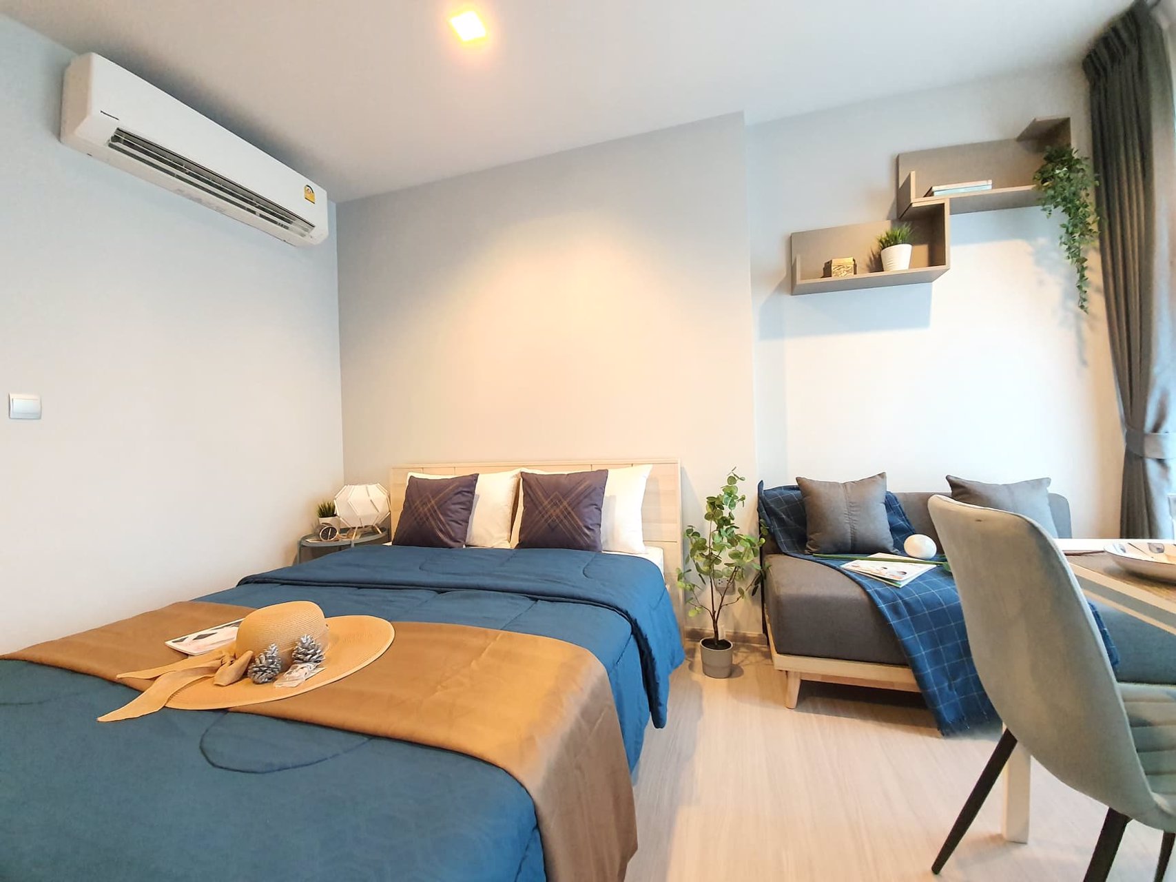 ให้เช่า-คอนโด-ไลฟ์-อโศก-พระราม-9-life-asoke-rama-9-เเบบห้องสตูดิโอ-1-ห้องน้ำ-ครัวปิด-ชั้น33