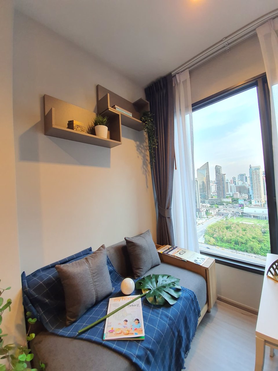 ให้เช่า-คอนโด-ไลฟ์-อโศก-พระราม-9-life-asoke-rama-9-เเบบห้องสตูดิโอ-1-ห้องน้ำ-ครัวปิด-ชั้น33