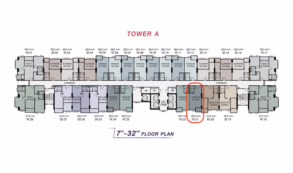 ขายดาวน์-ศุภาลัย-เวอเรนด้า-รามคําแหง-อาคาร-a-ชั้น-29