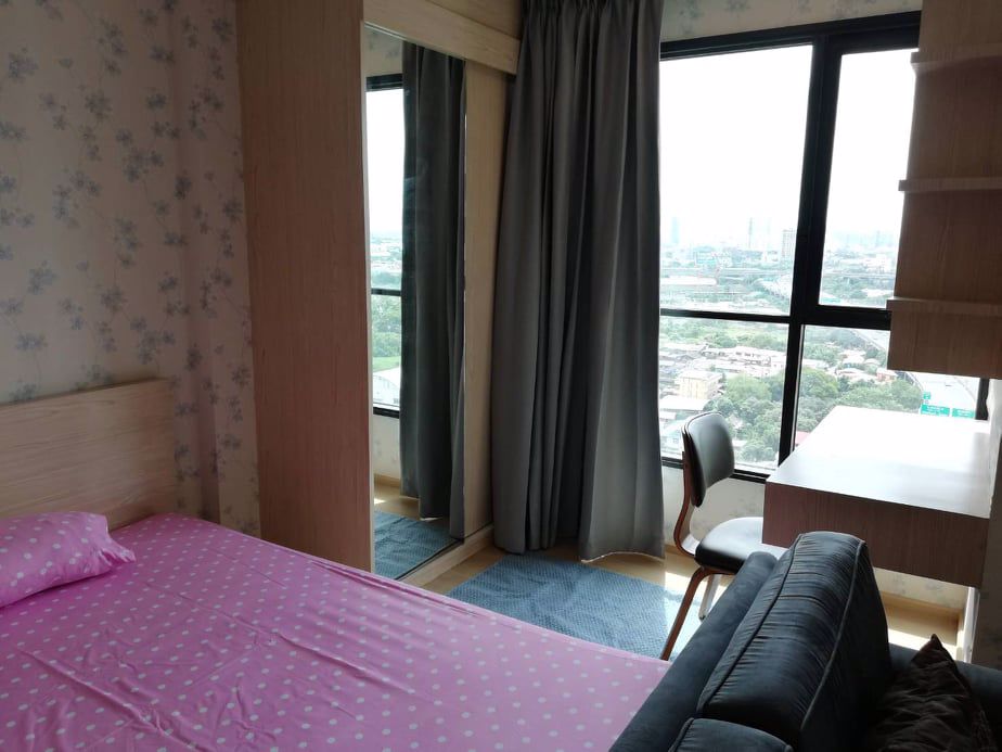 ให้เช่าคอนโด-เดอะเบส-พระราม9-รามคำแหง1ห้องนอน-26-ตรมชั้น-20-วิวเมือง-เดินทางสะดวกมาก9000-เดือน