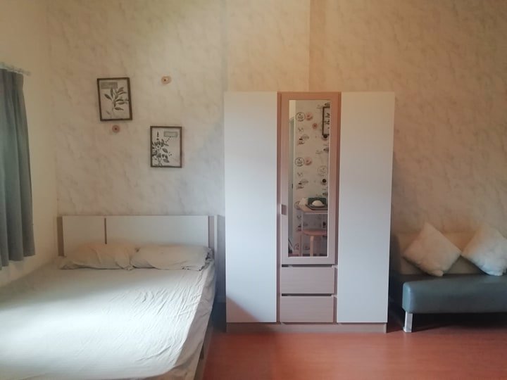 คอนโดค่าน้ำค่าไฟถูก-ต้องที่ลุมพีนีร่มเกล้า-สุวรรณภูมิ-ใกล้สนามบิน-เดินทางสะดวก-พร้อมอยู่