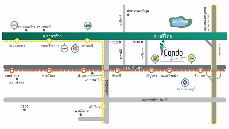 ให้เช่า-icondo-green-space-เสรีไทย-ร่มรื่นสวนใหญ่-ใจกลางเสรีไทย-วงแหวนตะวันออก-นิด้า-แต่งพร้อมอยู่