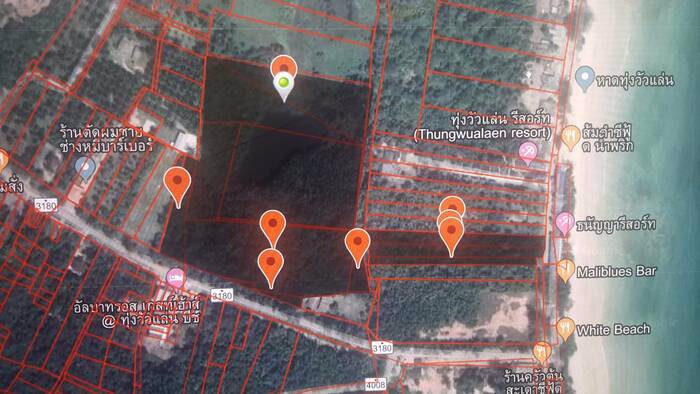 ขายที่ดินติดชายทะเล-หาดทุ่งวัวแล่น-ตสะพลี-อปะทิว-จชุมพร