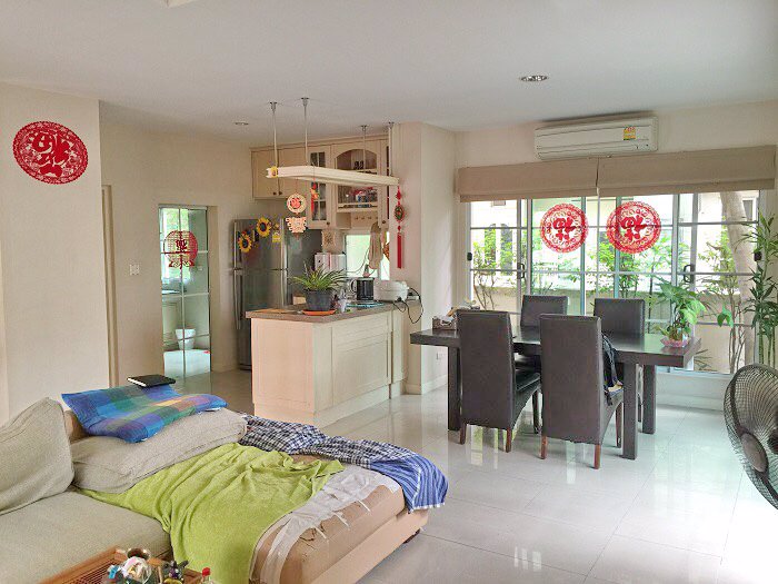 บ้านเดี่ยวหมู่บ้านนันทวันกิ่งแก้วให้เช่า-เนื้อที่-614-ตารางวา-3-ห้องนอน-3-ห้องน้ำ-จอดรถได้-2-คัน