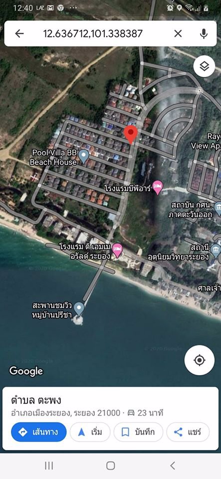 ps046-ขายบ้านอยู่ในหมู่บ้านติดทะเลมีชายหาดส่วนตัว-มีท่าเรือส่วนตัว-ราคาถูก