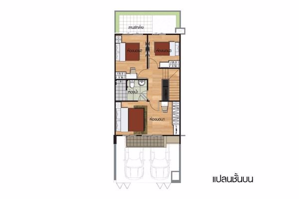 ขายทาวน์โฮมใหม่-สไตล์น่ารัก-กาญจน์กนกทาวน์-1-ตหนองผึ้ง-อสารภี-จเชียงใหม่