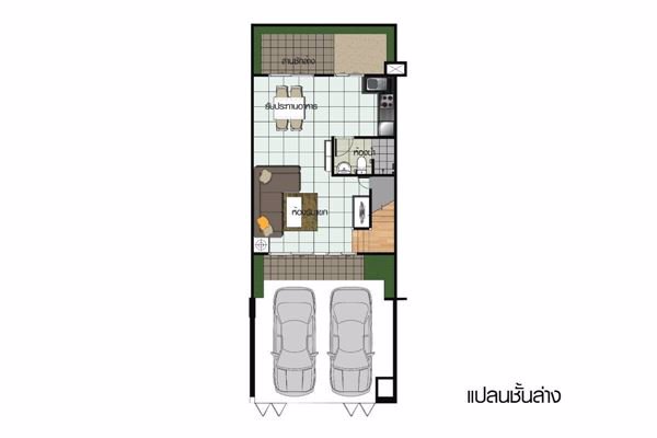 ขายทาวน์โฮมใหม่-สไตล์น่ารัก-กาญจน์กนกทาวน์-1-ตหนองผึ้ง-อสารภี-จเชียงใหม่