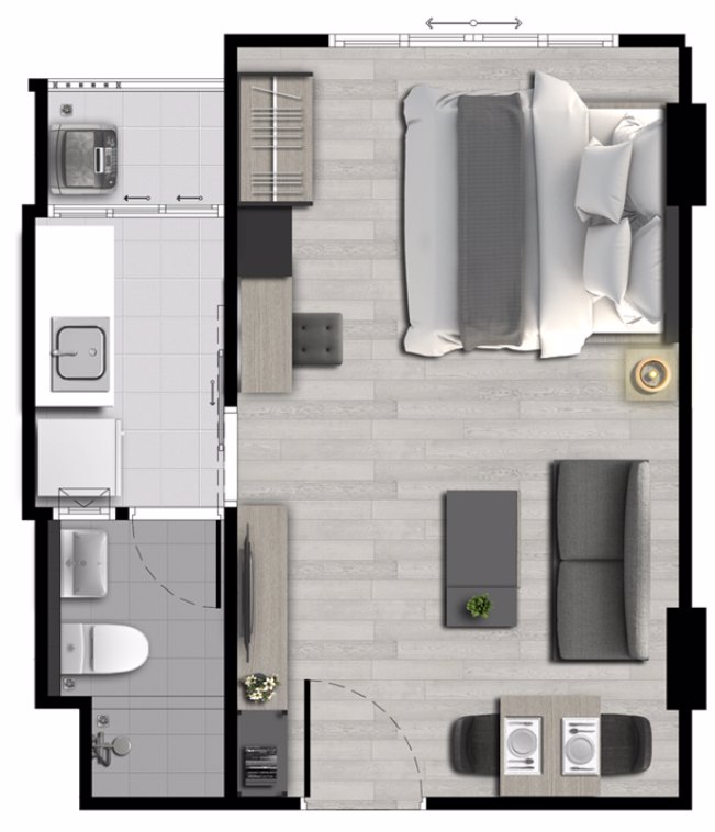 ขายห้องใหม่-ดีคอนโด-แคมปัส-โดม-รังสิต-วิวสระว่ายน้ำ-