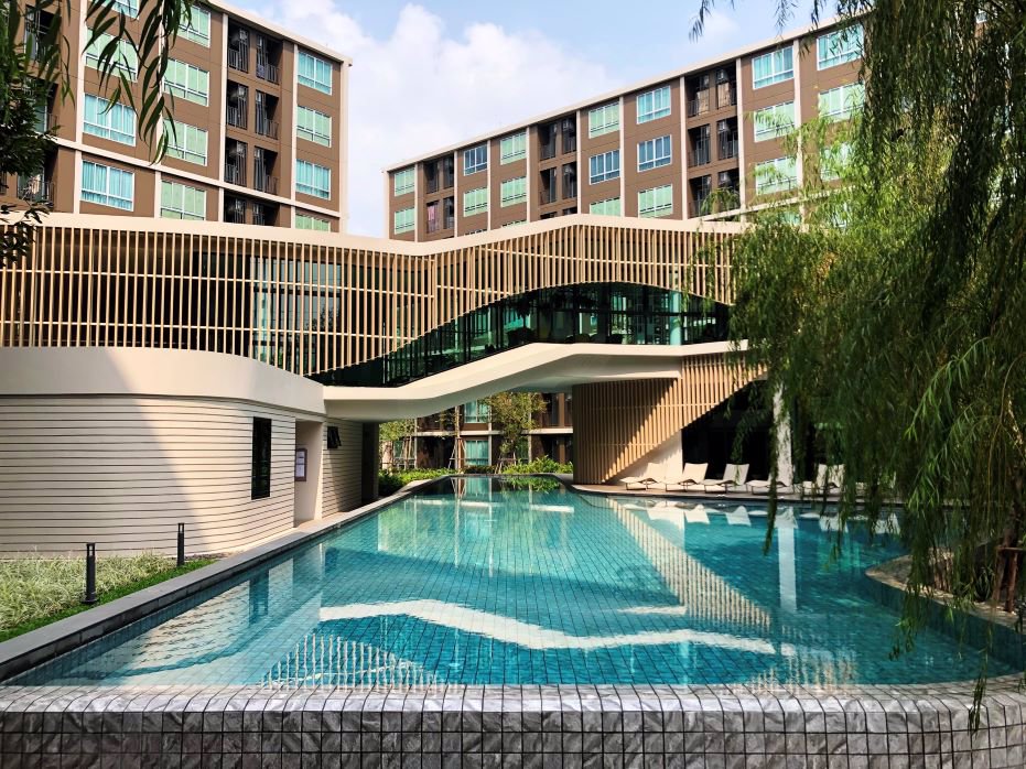 ขายห้องใหม่-ดีคอนโด-แคมปัส-โดม-รังสิต-วิวสระว่ายน้ำ-