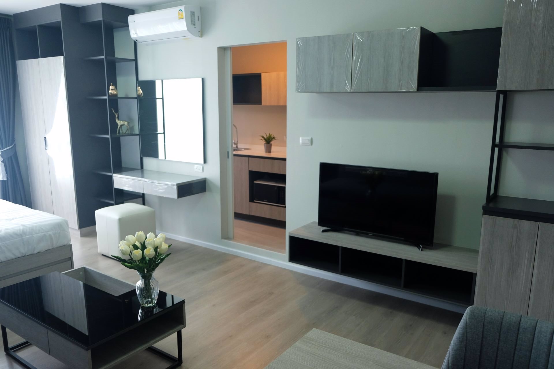 ขายห้องใหม่-ดีคอนโด-แคมปัส-โดม-รังสิต-วิวสระว่ายน้ำ-