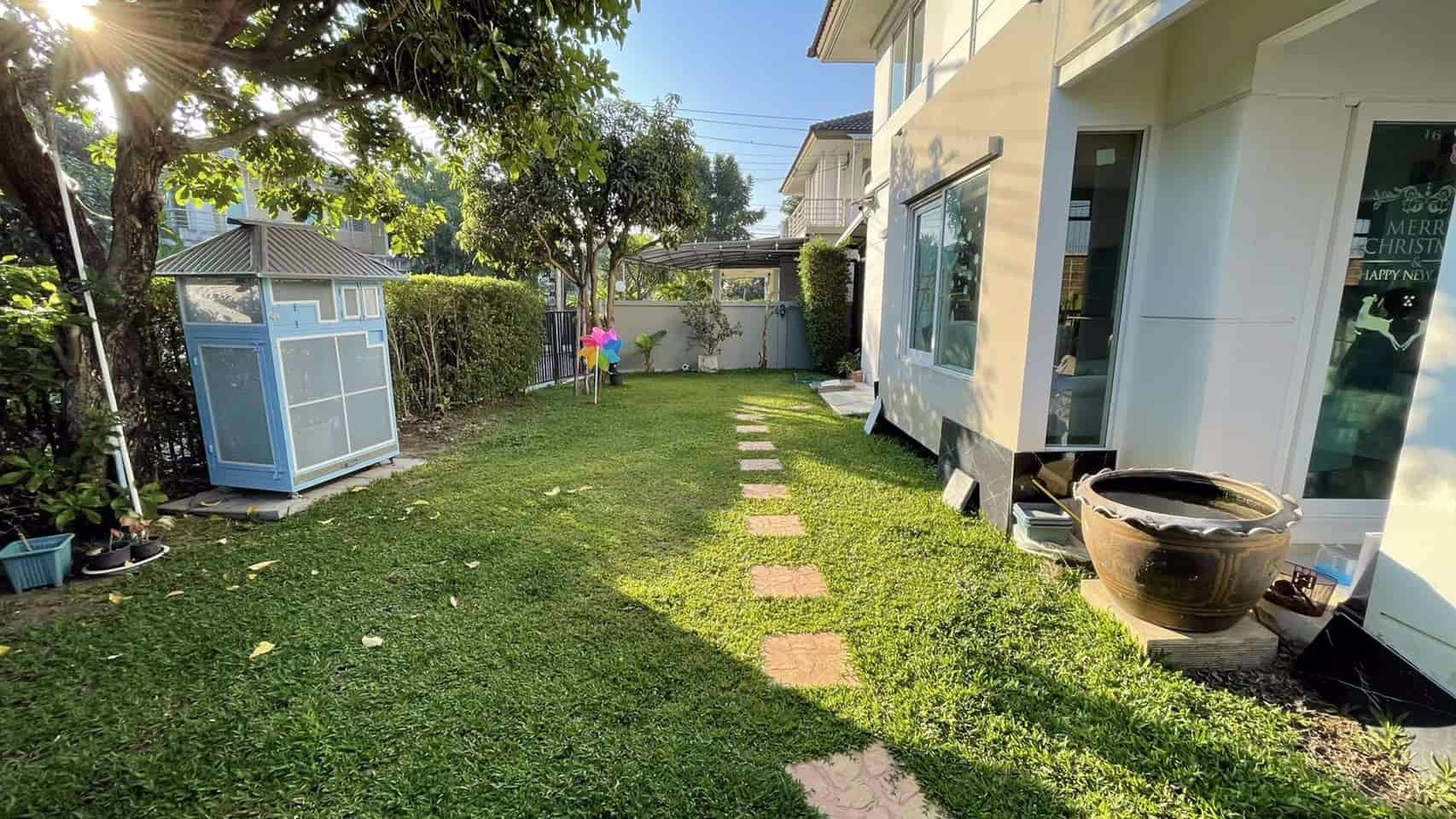 ขายบ้านเดี่ยว-592-ตรว-บ้านหลังมุม-ตรงข้ามไม่มีบ้านใคร-จอดรถสะดวก