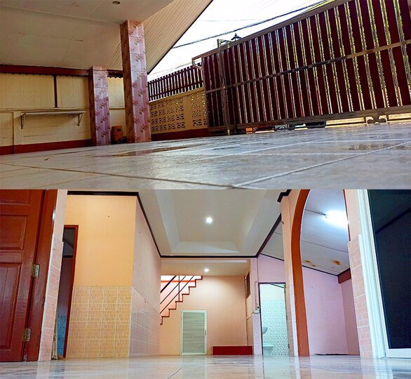 บ้านเดี่ยว-2-ชั้นหลังเดียวที่มีต่อเติม-2-ชั้น-รอบบ้านชั้นเดียวหมด-เช่าราคาโควิด-ถูกกว่าทาวเฮ้าส์-ตึก