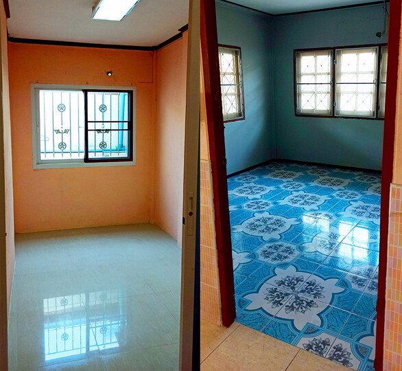 บ้านเดี่ยว-2-ชั้นหลังเดียวที่มีต่อเติม-2-ชั้น-รอบบ้านชั้นเดียวหมด-เช่าราคาโควิด-ถูกกว่าทาวเฮ้าส์-ตึก