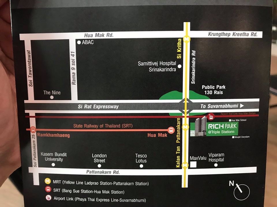 ให้เช่า-คอนโด-ริช-พาร์ค-ทริปเปิ้ล-สเตชั่นหัวหมาก