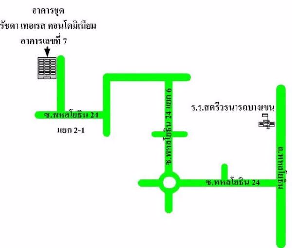 ให้เช่า-รัชดา-เทอเรส-คอนโด-พหลโยธิน-24