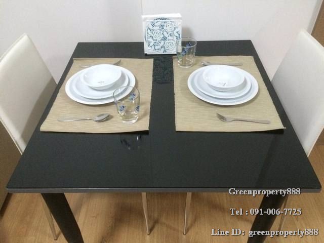 ขายคอนโด-23-ลบ-ศุภาลัย-ซิตี้-รีสอร์ท-รัชโยธิน-ใกล้-bts-สีเขียวเข้ม-ขนาด-32-ตรม-1-นอน-1-น้ำ-ชั้น-2