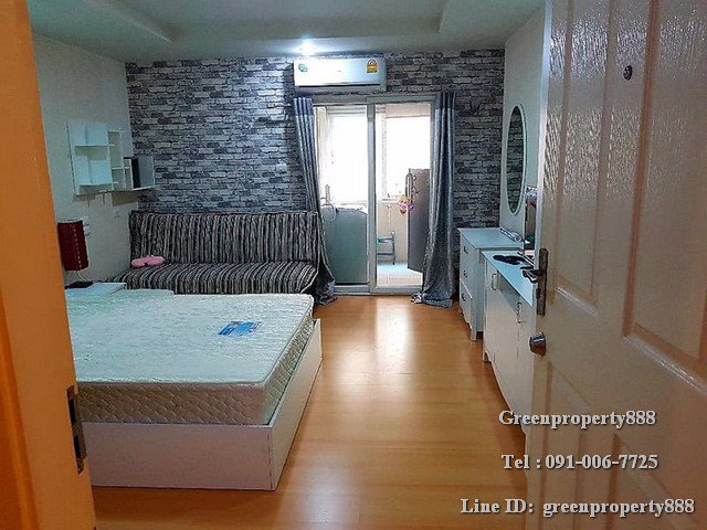 ให้เช่าคอนโด-8500-happy-condo-รัชดา-18-ใกล้-mrt-ห้วยขวาง-ขนาด-28-ตรม-1-นอน-ชั้น-4-เฟอร์ครบพร้อมอยู่