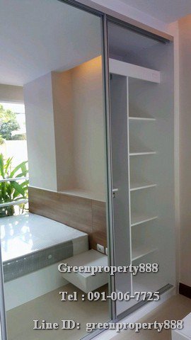 ให้เช่าคอนโด-12500-emerald-residence-รัชดา-ใกล้-mrt-ห้วยขวาง-ขนาด-28-ตรม-1-นอน-1-น้ำ-ชั้น-1-วิวสระ