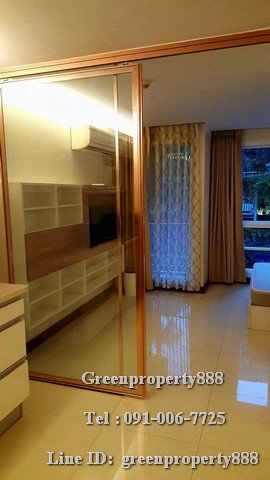 ให้เช่าคอนโด-12500-emerald-residence-รัชดา-ใกล้-mrt-ห้วยขวาง-ขนาด-28-ตรม-1-นอน-1-น้ำ-ชั้น-1-วิวสระ