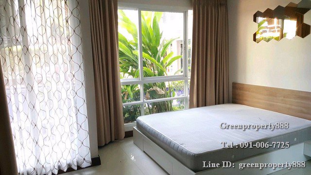 ให้เช่าคอนโด-12500-emerald-residence-รัชดา-ใกล้-mrt-ห้วยขวาง-ขนาด-28-ตรม-1-นอน-1-น้ำ-ชั้น-1-วิวสระ