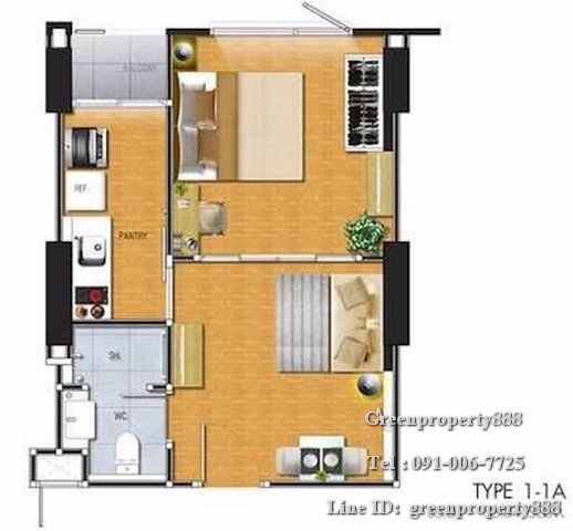 ขายคอนโด-245-ลบ-casa-condo-รัชดา-ราชพฤกษ์-ใกล้รถไฟฟ้า-bts-ตลาดพลู-ขนาด-35-ตรม-1-นอน-1-น้ำ-ชั้น-2