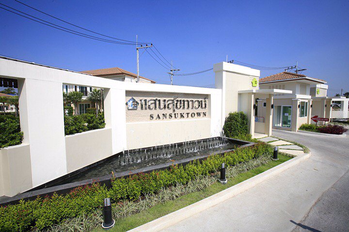 ขาย-ทาวน์โฮม-2ชั้น-ห้องมุม-หมู่บ้าน-แสนสุขทาวน์-1-พื้นที่-27-ตารางวา-ค่าโอน-50-50-เจ้าของขายเอง