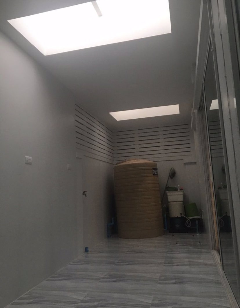 ขายทาวน์โฮม-หลังริม-ติดสวนโครงการ-เดอะแพลนท์-ซิตี้-แจ้งวัฒนะ-ต่อเติมด้านข้างและด้านหลัง