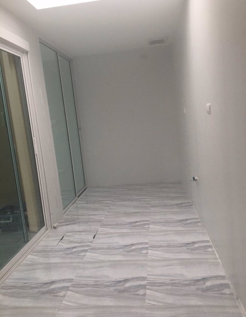 ขายทาวน์โฮม-หลังริม-ติดสวนโครงการ-เดอะแพลนท์-ซิตี้-แจ้งวัฒนะ-ต่อเติมด้านข้างและด้านหลัง