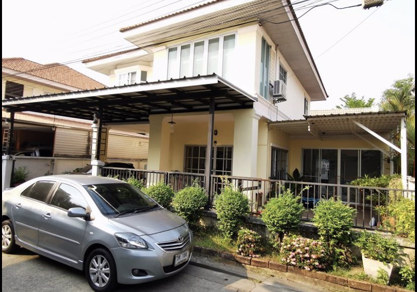 ขายบ้านเดี่ยว-หมู่บ้านศรีกาญพาร์ควิว-สรงประภา-ดอนเมือง-3-ห้องนอน-60-ตรว