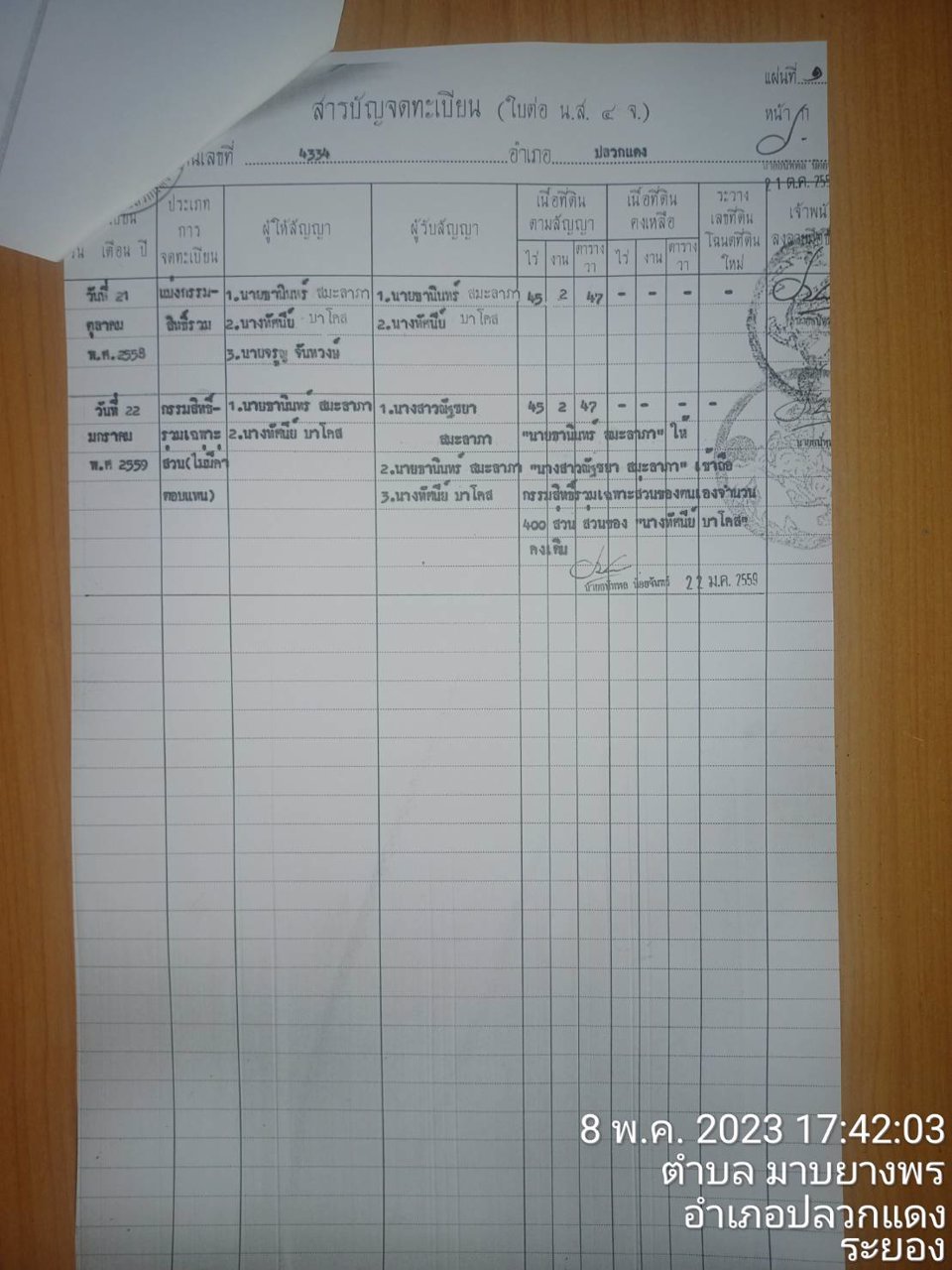 ขายที่ดินเปล่าฯ-พื้นที่สีเหลือง-ตแม่น้ำคู้-อปลวกแดง-จระยอง