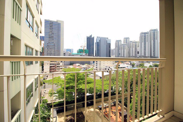 ให้เช่าคอนโด-lumpini-place-พระราม-9-รัชดา-ห้องมุม-34-ตรม-1-ห้องนอน-อาคาร-d-ชั้น-17-วิวสวน