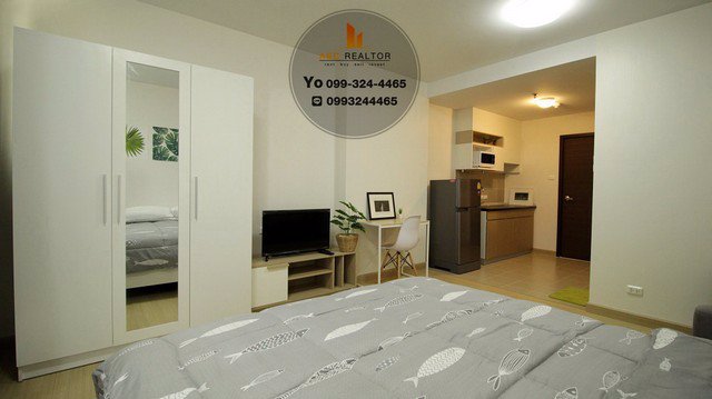 ให้เช่าคอนโด-supalai-veranda-พระราม-9-ขนาด-30-ตรม-ชั้น-9-แบบห้องสตูดิโอ-หันหน้าไปทางสระว่ายน้ำ