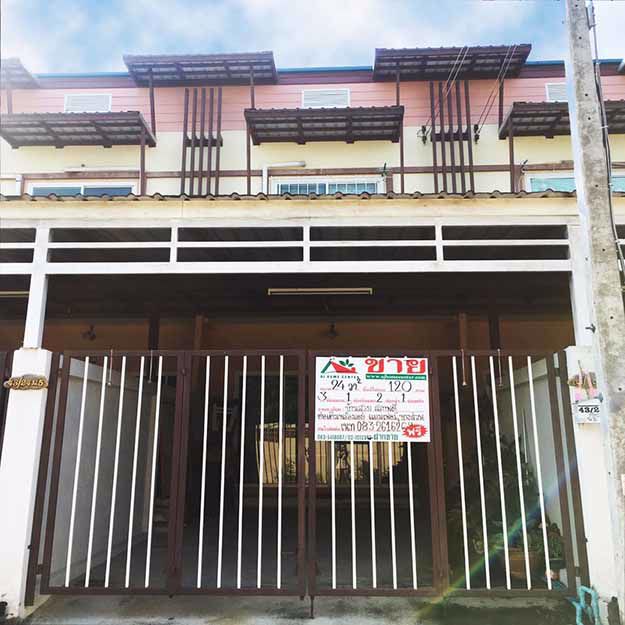 ขายทาวน์เฮ้าส์24ตรว-ซหมอศรี-สามพราน-สวย-ต่อเติมพร้อมอยู่-จัดกู้ให้