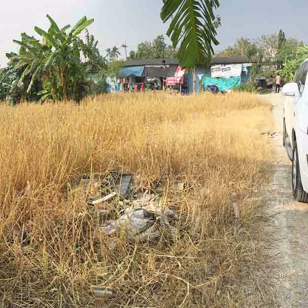 ขายที่ดิน104ตรว-ซอยไร่ขิง18-สามพราน-ขนาด28x15เมตร-ถมแล้ว