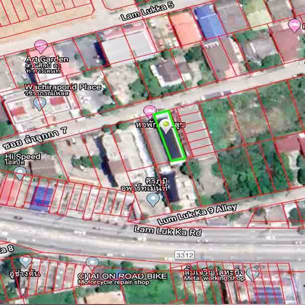 ขายหอพัก23ห้อง-50ตรว-ซอยลำลูกกา7-ทำเลดี-ราคาถูก-เหมาะลงทุน