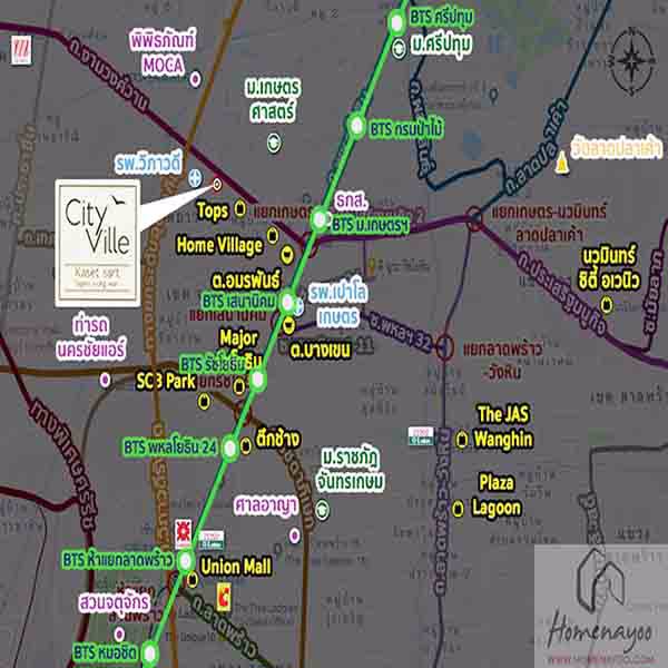 ขายคอนโด-ซิตี้-วิลล์-แอท-เกษตรศาสตร์-4357ตรม-2นอน1น้ำ-เฟอร์ครบ-ถูกสุดค่ะ