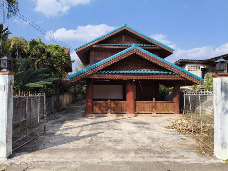 ขายบ้านไม้สักทอง-ตกแต่งสวยงาม-เมืองเวียงป่าเป้า-เชียงราย