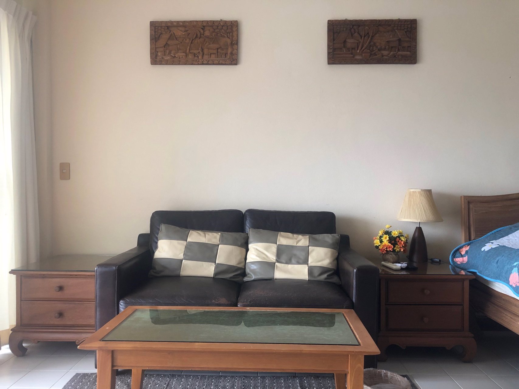 ให้เช่า-คอนโดในสวน-ห้องสตูดิโอขนาด-40-ตรม-ตกแต่งพร้อมอยู่-โครงการบ้านสวนลลนาทรงไทยพัทยา