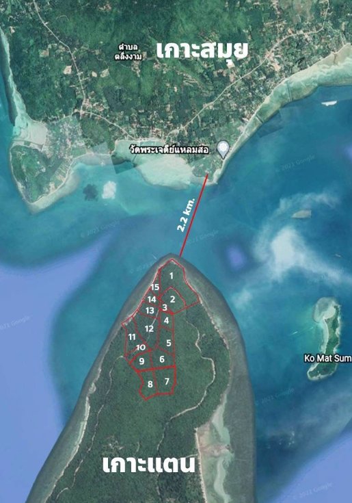 ขายที่ดิน-บนเกาะแตน-ใกล้เกาะสมุย-