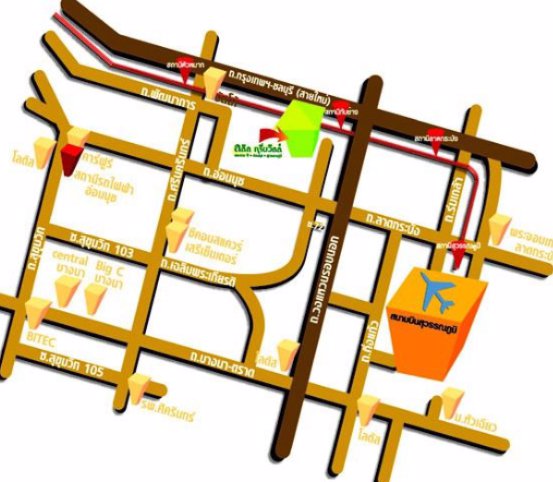 ให้เช่าบ้านเดี่ยว-หมู่บ้านลลิล-กรีนวิลล์-พระราม-9-อ่อนนุช-สุวรรณภูมิ-ติดสถานีแอร์พอร์ทลิ้งค์ทับช้าง