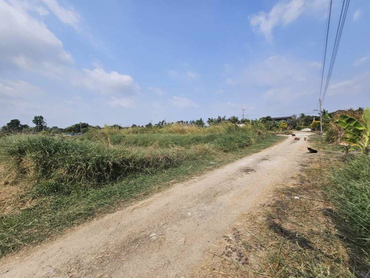 ที่ดินแปลงสวยสี่เหลี่ยมผืนผ้า-แปลงมุม-ซอยวัดศรีวารีน้อย-ศรีษะจรเข้น้อย-อำเภอบางเสาธง-สมุทรปราการ